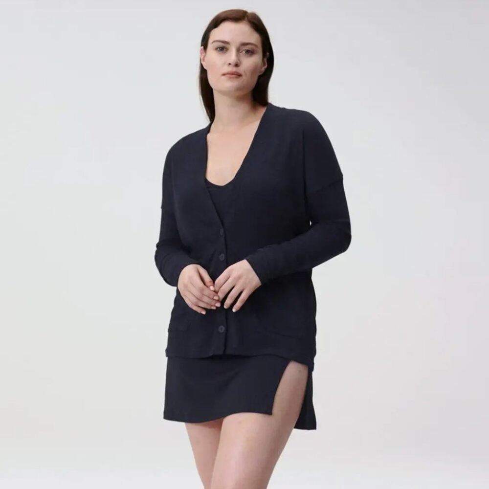 NWOT Universal Standard Seft Lounge Cardigan Black 2XL 30 32